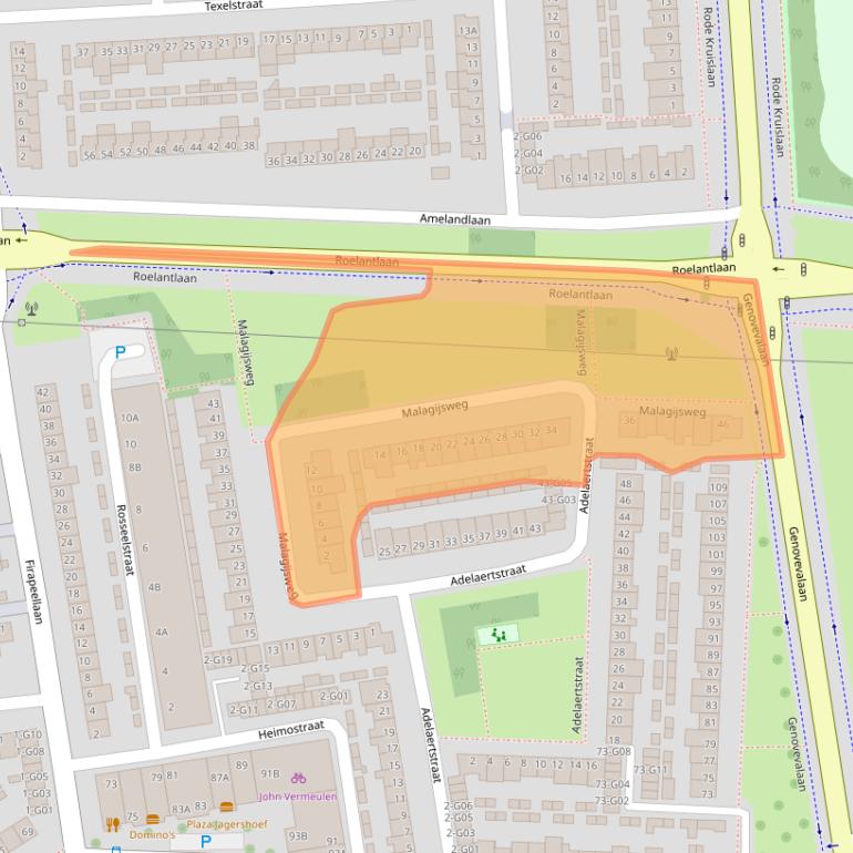 Kaart van postcodegebied 5625HG.