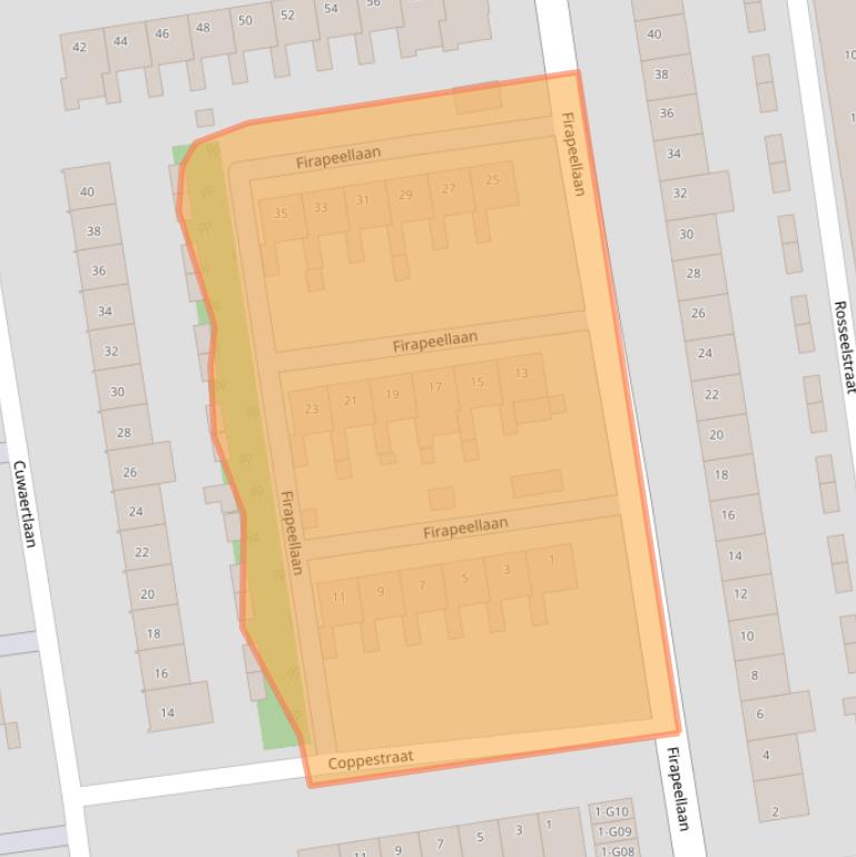 Kaart van postcodegebied 5625HJ.