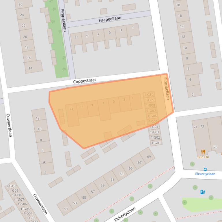 Kaart van postcodegebied 5625HL.