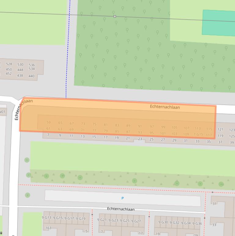 Kaart van postcodegebied 5625KB.