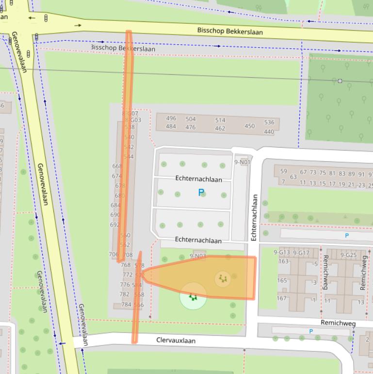 Kaart van postcodegebied 5625KJ.
