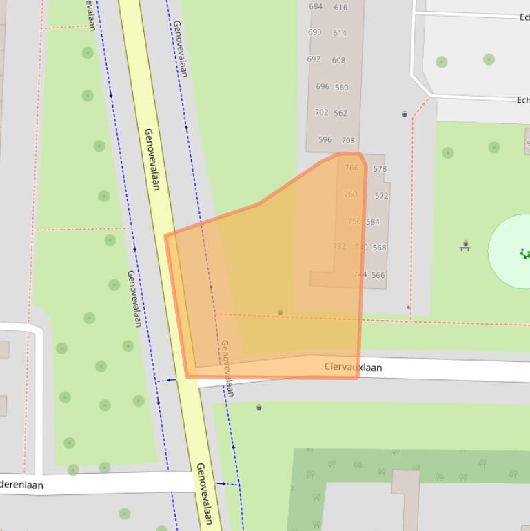 Kaart van postcodegebied 5625KM.