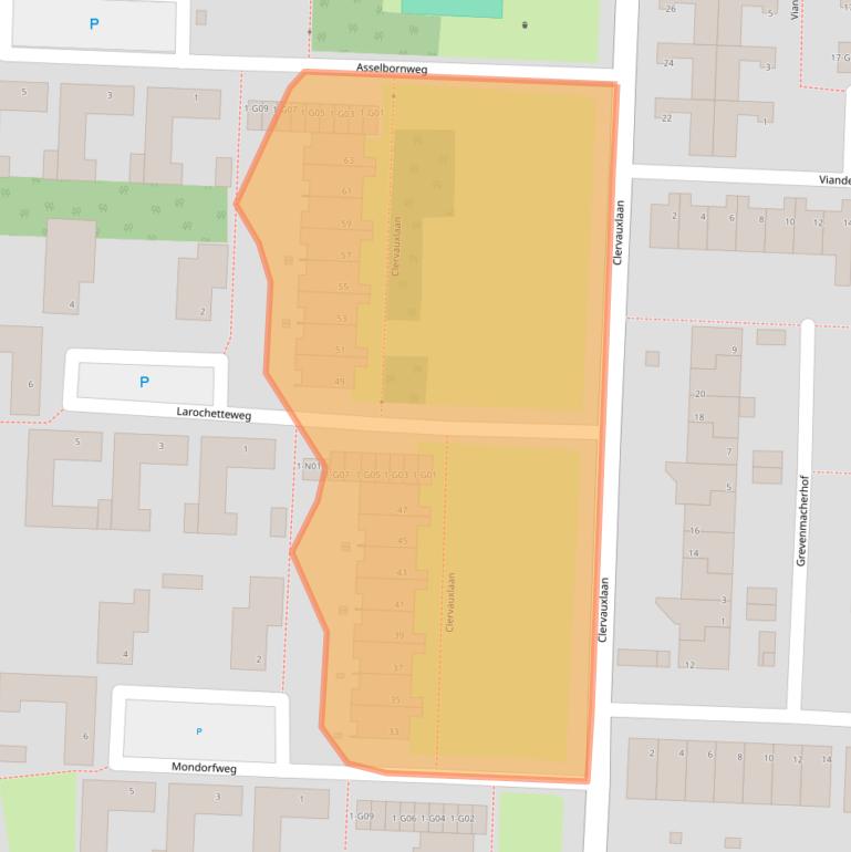 Kaart van postcodegebied 5625LB.