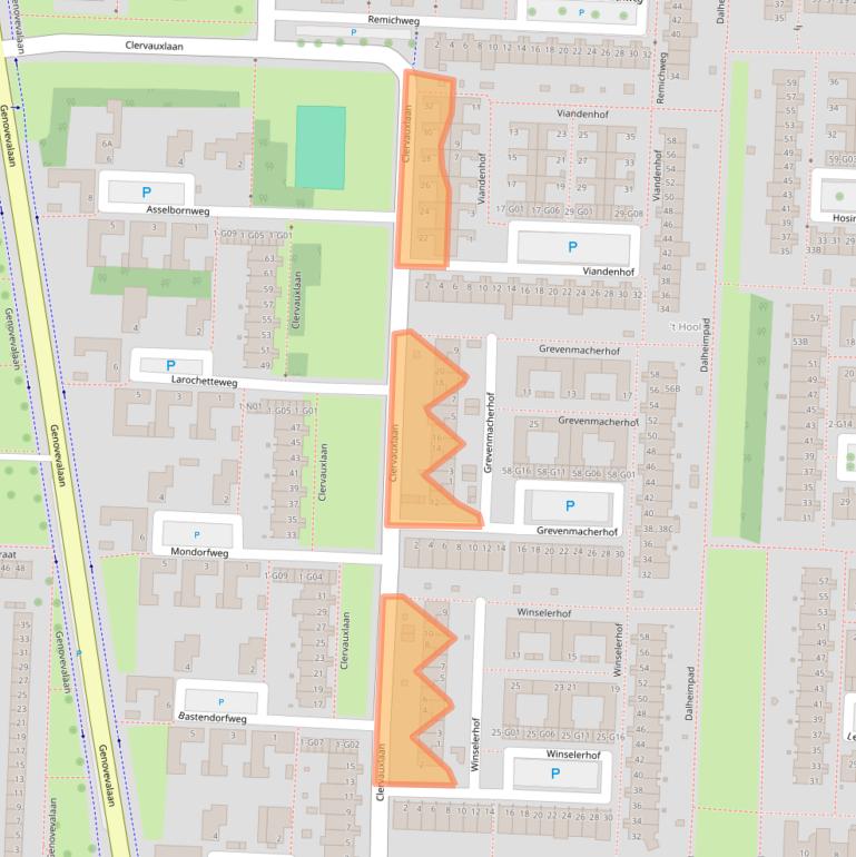 Kaart van postcodegebied 5625LC.