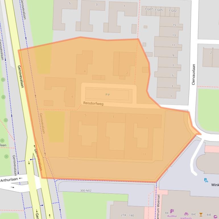 Kaart van postcodegebied 5625LD.