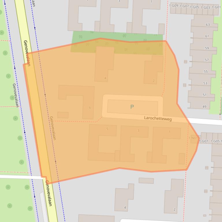 Kaart van postcodegebied 5625LH.