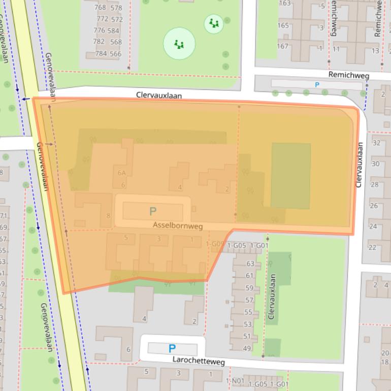 Kaart van postcodegebied 5625LJ.