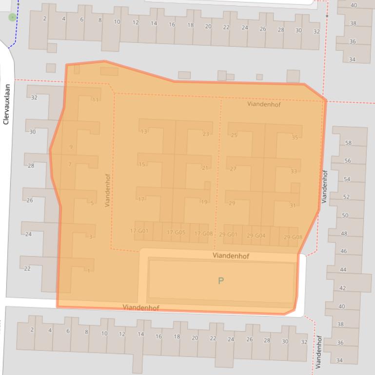 Kaart van postcodegebied 5625LN.