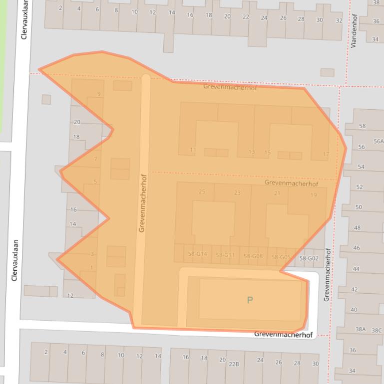 Kaart van postcodegebied 5625LS.