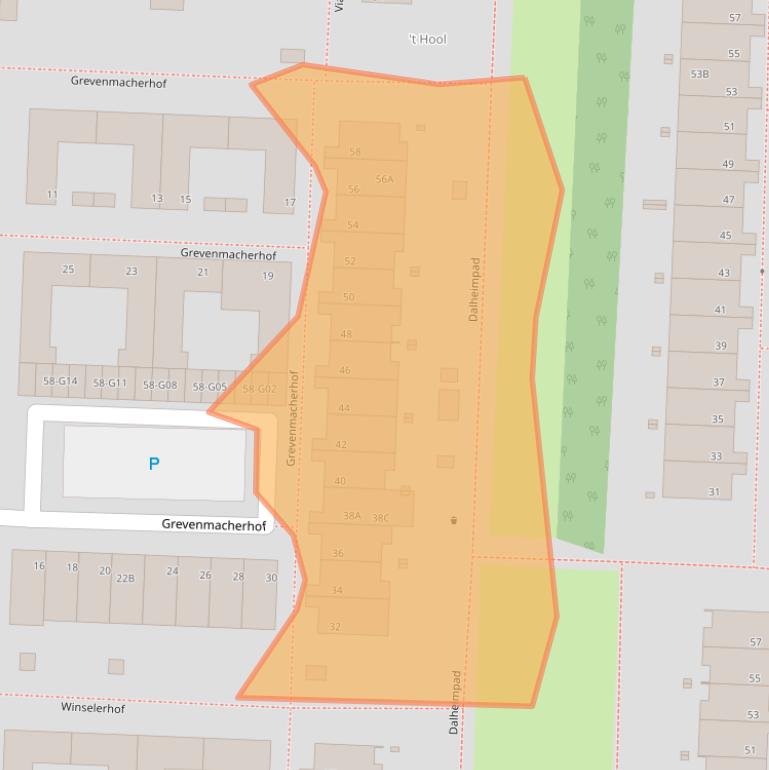 Kaart van postcodegebied 5625LV.