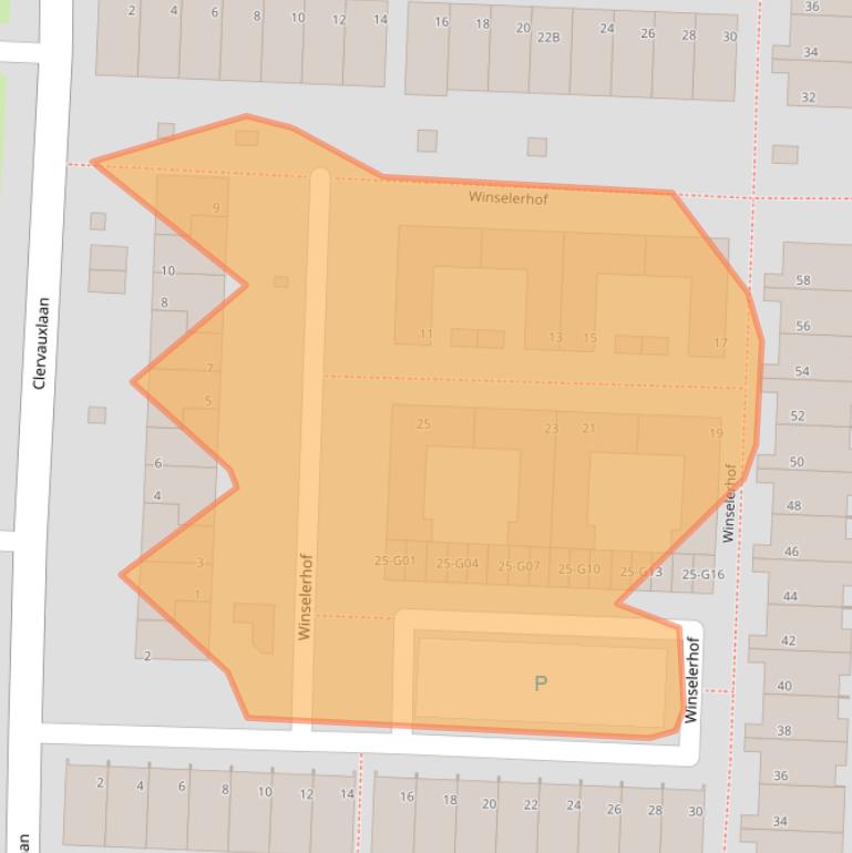 Kaart van postcodegebied 5625LW.