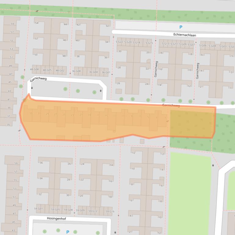 Kaart van postcodegebied 5625NE.