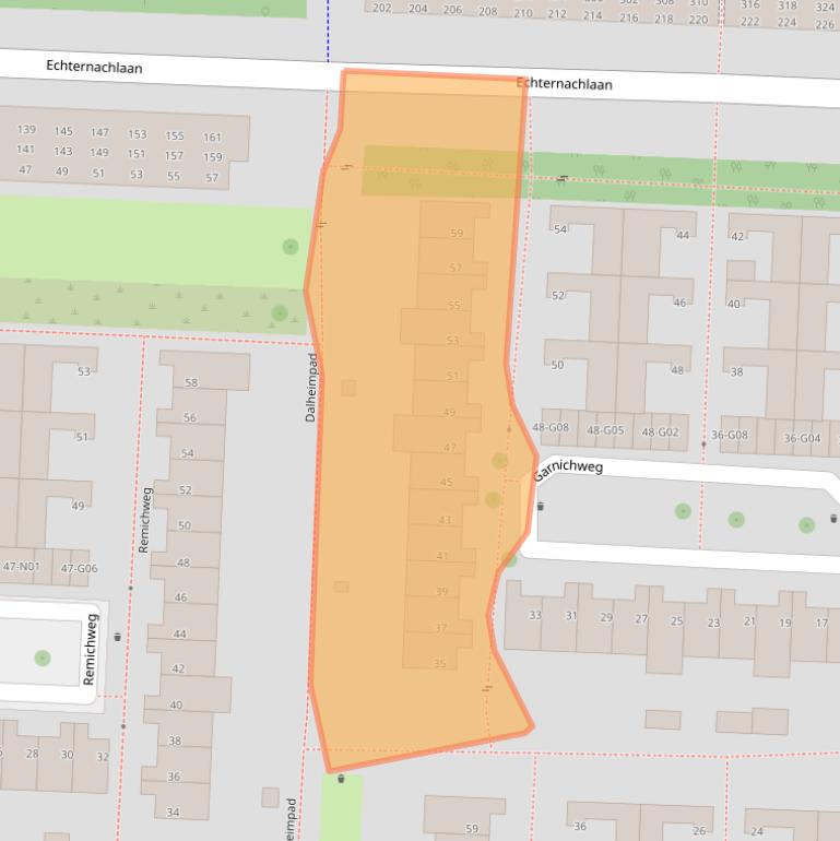 Kaart van postcodegebied 5625NG.