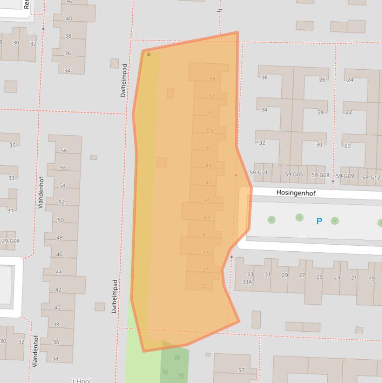 Kaart van postcodegebied 5625NK.