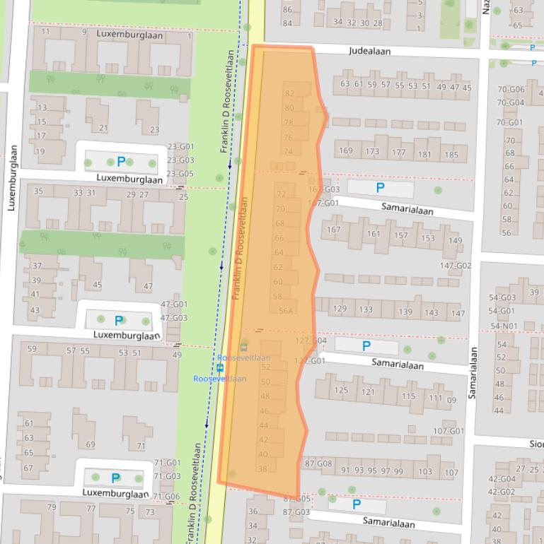 Kaart van postcodegebied 5625PB.