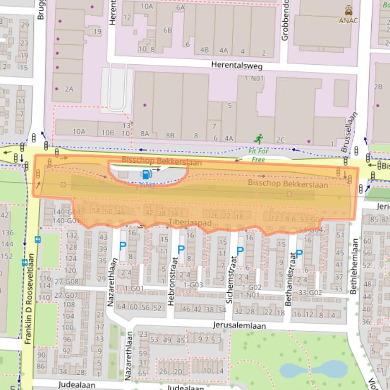Kaart van postcodegebied 5625PE.