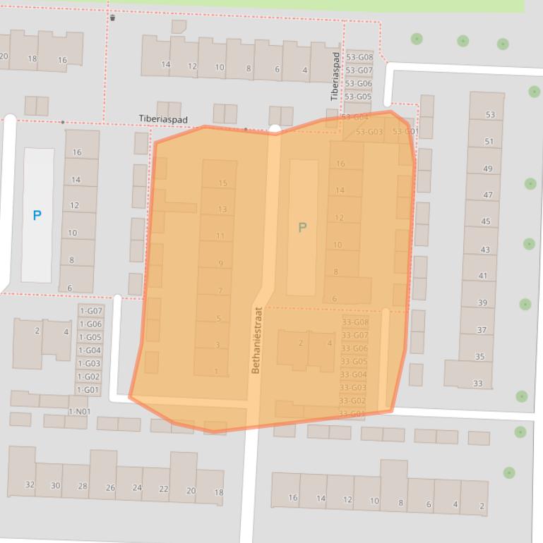 Kaart van postcodegebied 5625PJ.