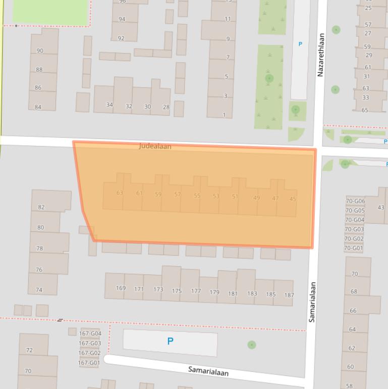 Kaart van postcodegebied 5625RJ.