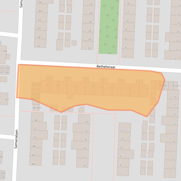 Kaart van postcodegebied 5625RL.
