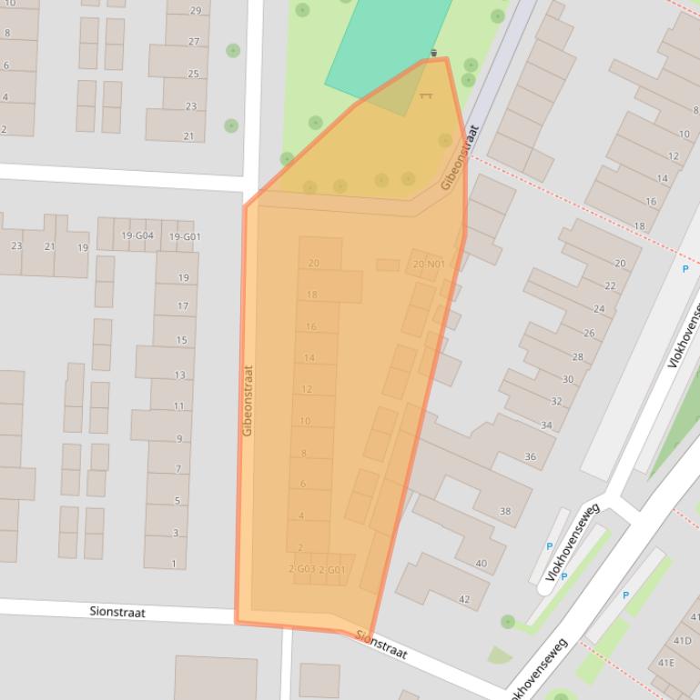 Kaart van postcodegebied 5625RP.