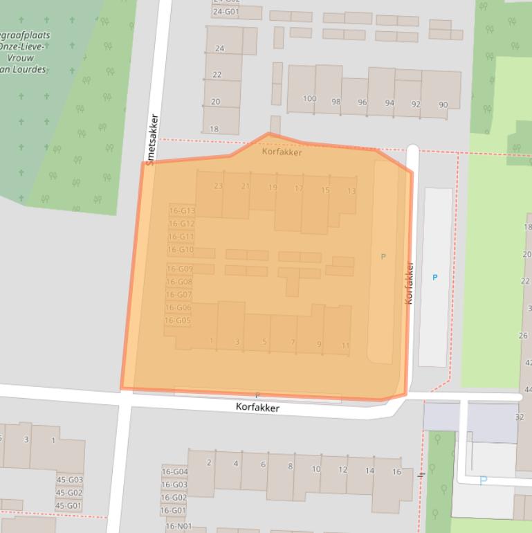 Kaart van postcodegebied 5625SN.