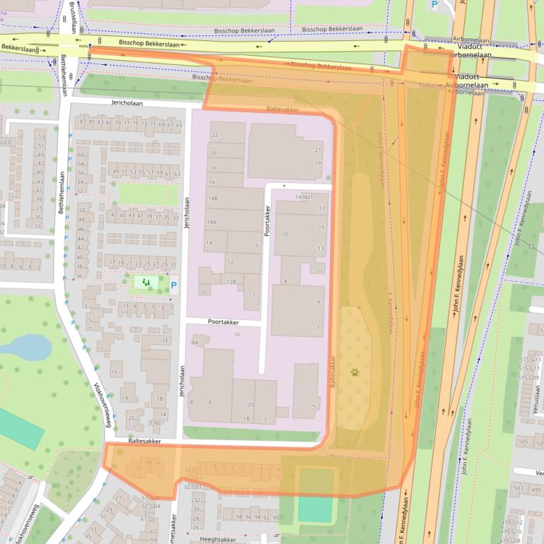 Kaart van postcodegebied 5625TA.