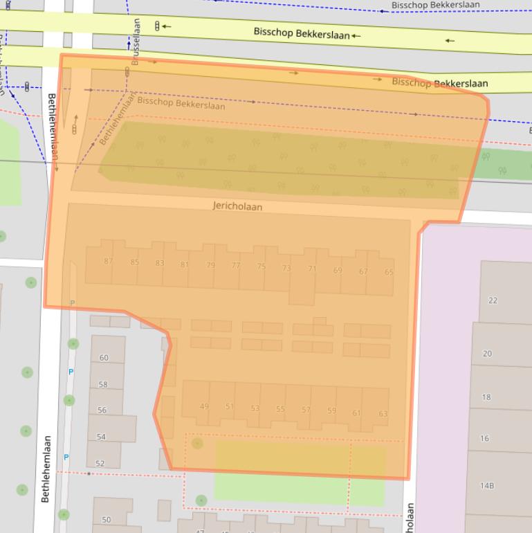Kaart van postcodegebied 5625TG.