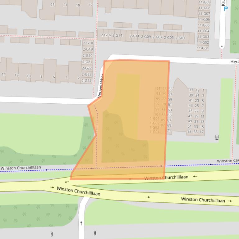 Kaart van postcodegebied 5625VK.