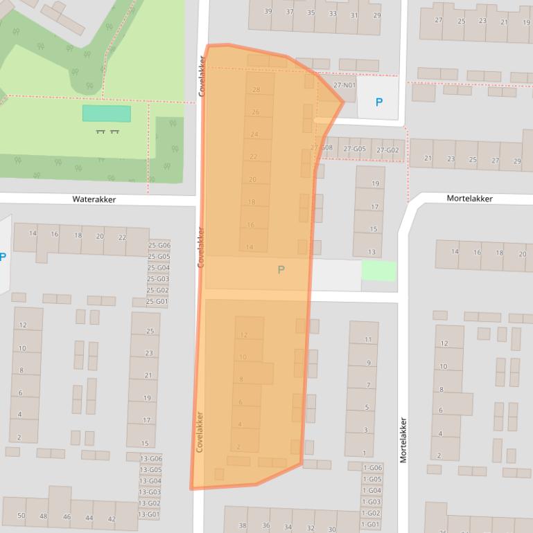 Kaart van postcodegebied 5625WH.