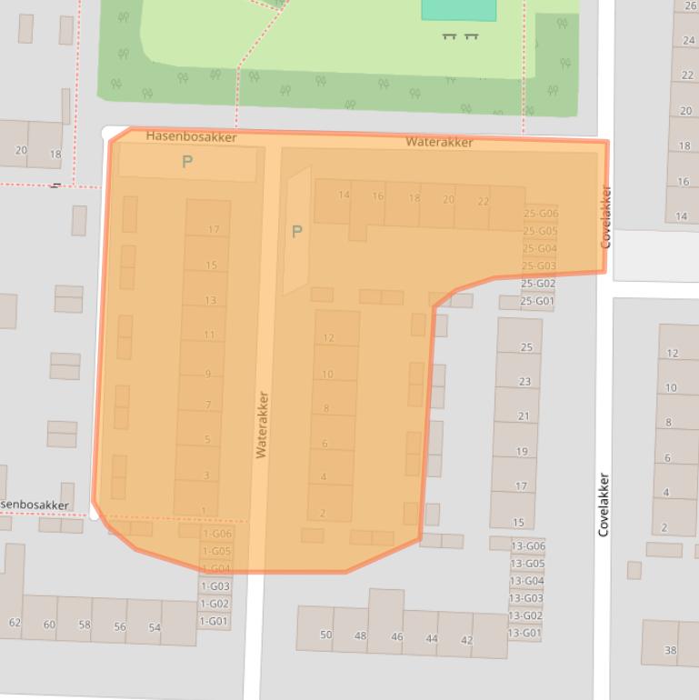 Kaart van postcodegebied 5625WL.