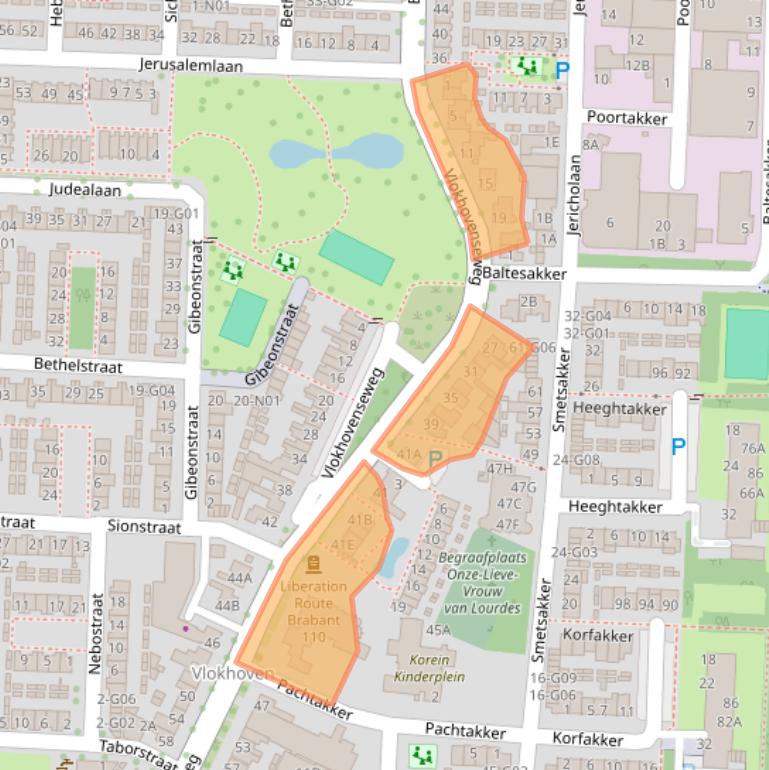 Kaart van postcodegebied 5625WT.