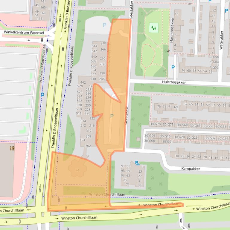 Kaart van postcodegebied 5625XA.