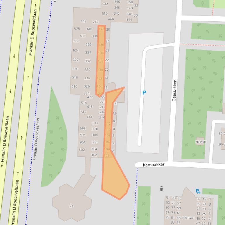 Kaart van postcodegebied 5625XB.