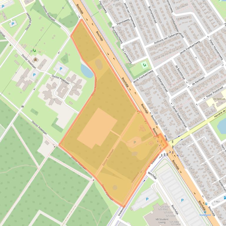 Kaart van postcodegebied 5626AA.