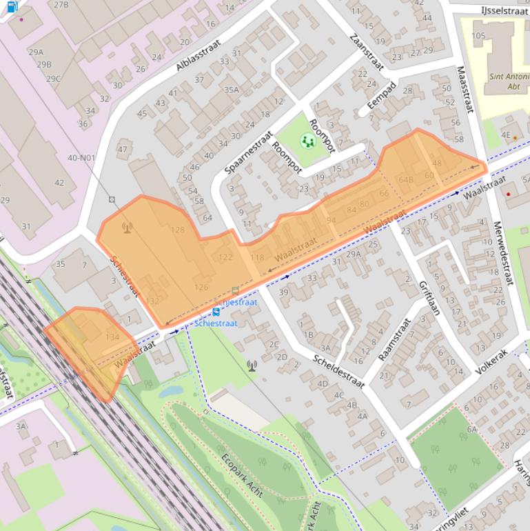 Kaart van postcodegebied 5626AV.