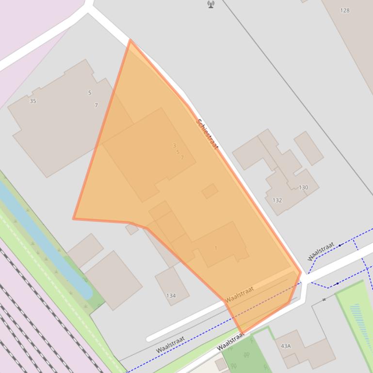 Kaart van postcodegebied 5626AZ.