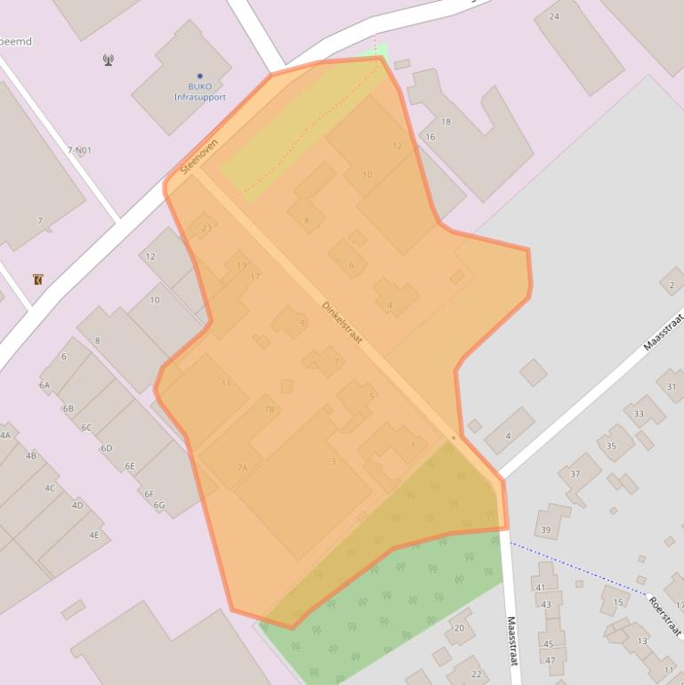 Kaart van postcodegebied 5626BK.