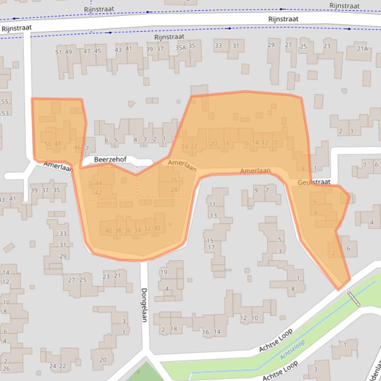 Kaart van postcodegebied 5626BP.