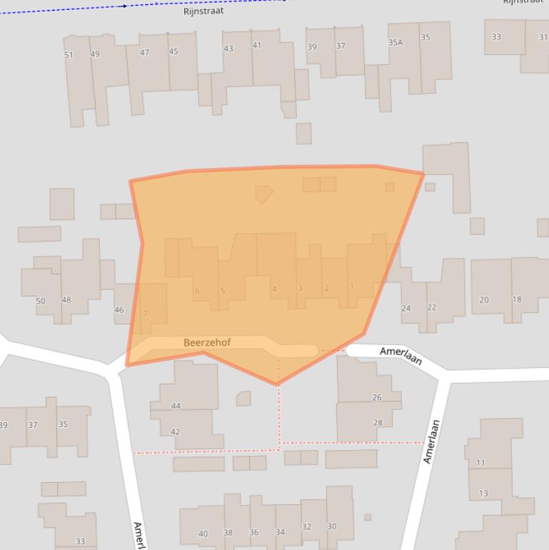 Kaart van postcodegebied 5626BS.