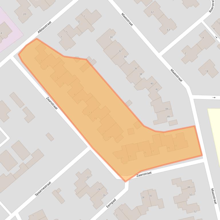 Kaart van postcodegebied 5626DA.