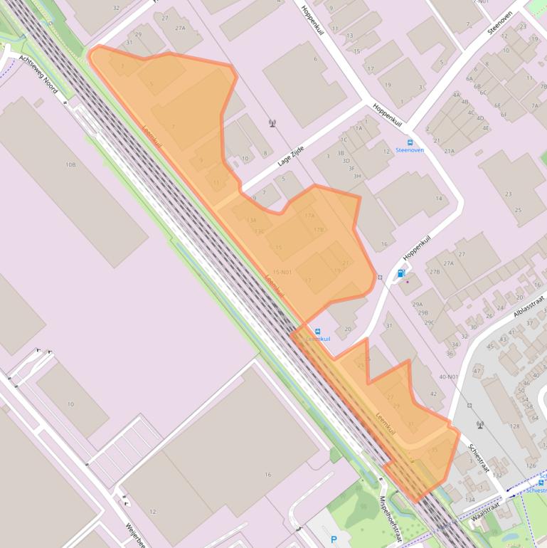 Kaart van postcodegebied 5626EA.