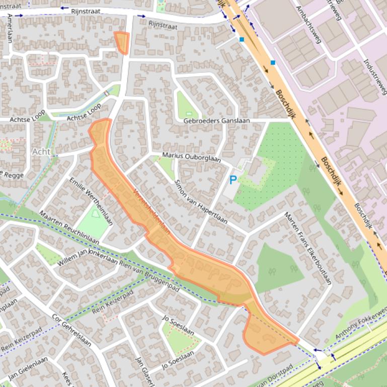 Kaart van postcodegebied 5626GJ.