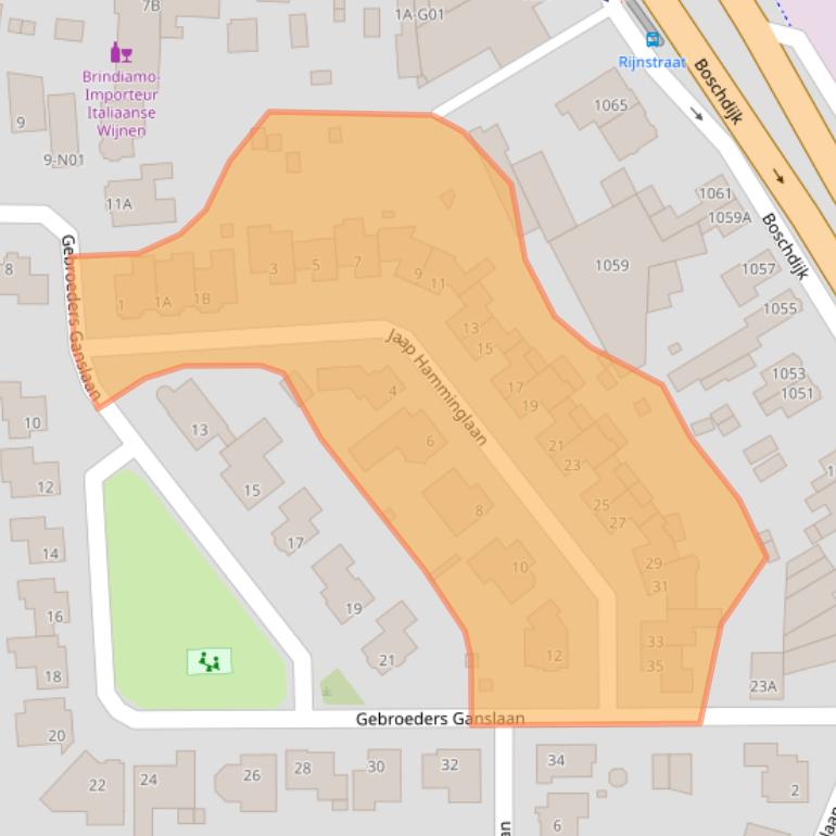 Kaart van postcodegebied 5626GS.