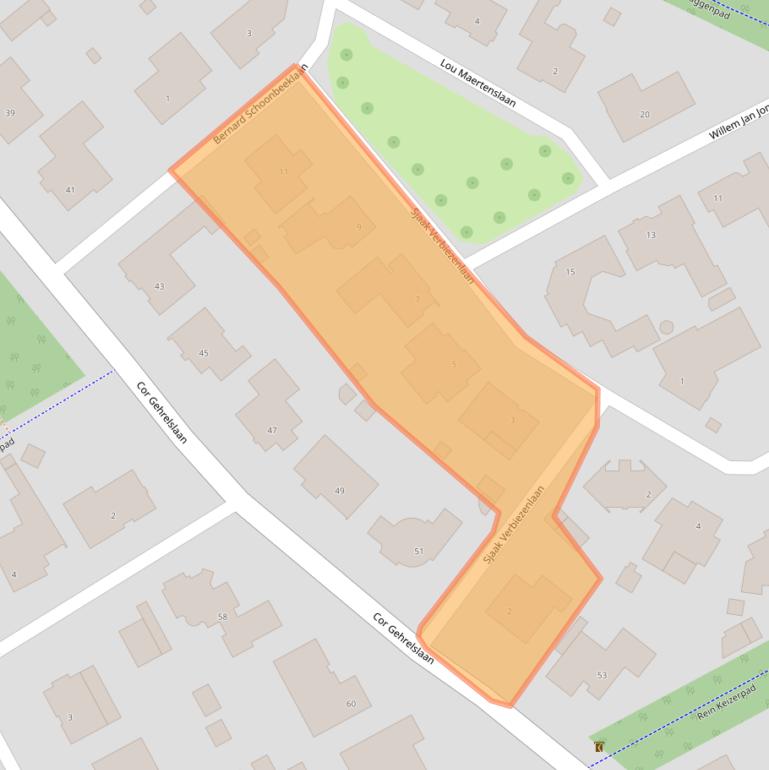 Kaart van postcodegebied 5626HG.