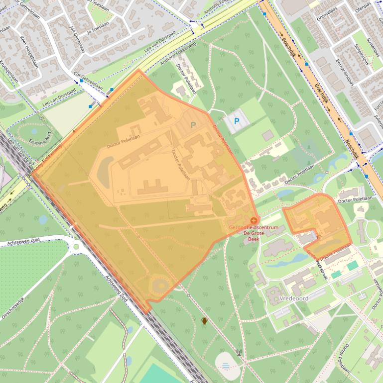 Kaart van postcodegebied 5626ND.