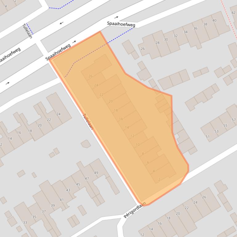 Kaart van postcodegebied 5627BA.