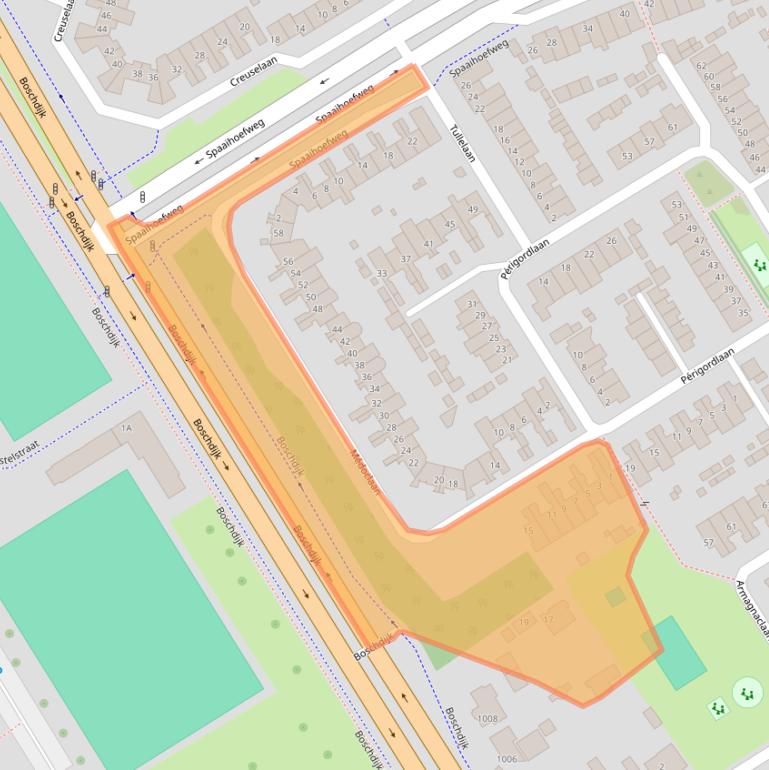 Kaart van postcodegebied 5627BG.