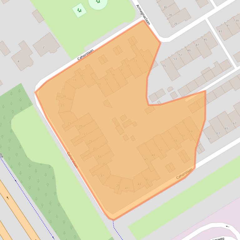 Kaart van postcodegebied 5627BP.