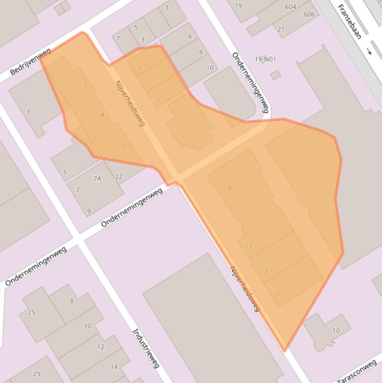 Kaart van postcodegebied 5627BT.