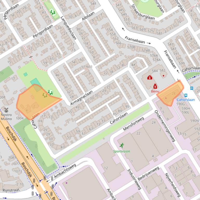 Kaart van postcodegebied 5627BX.